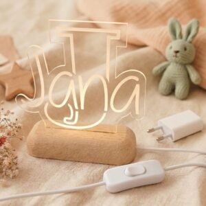 Lámpara LED inicial con nombre – imagen 2