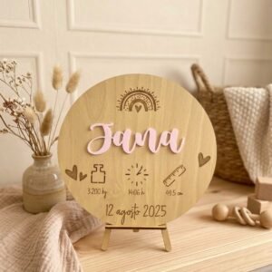 Placa Natalicio con Caballete – imagen 2