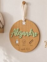 Placa Natalicio para Colgar